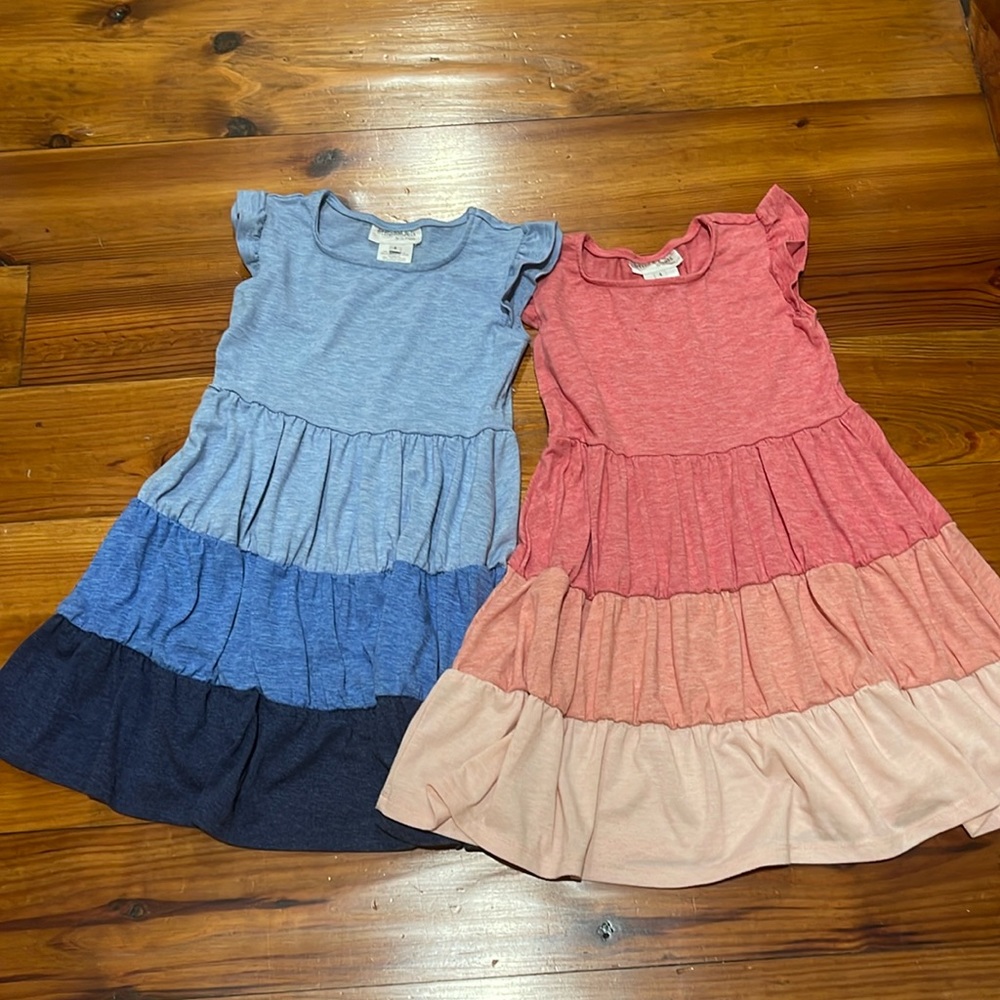 2 Girls dresses by Little Angles Sz.4